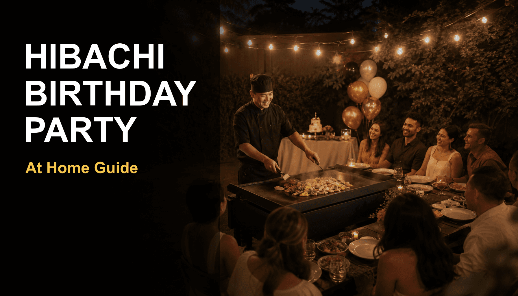 Hibachi at Home Birthday Party Guide: Create an Unforgettable Celebration