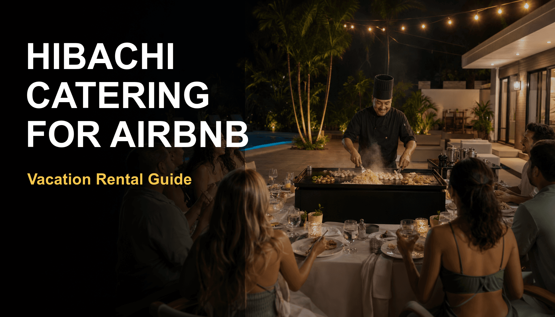 Hibachi Catering for Airbnb and Vacation Rentals